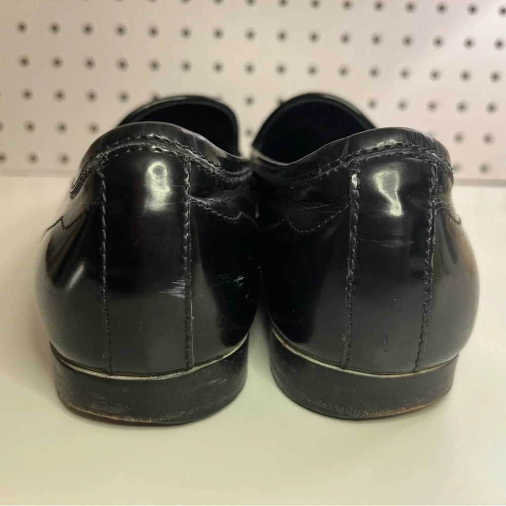 Rag & Bone Black Patent Leather and Suede Dina Penny Loafers EU 37.5 US 7 Classy